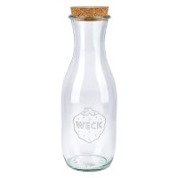 1062ml Saftflasche WECK RR60 mit Korken natur 1062ml Saftflasche WECK RR60 mit Korken natur