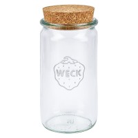 340ml Zylinderglas WECK RR60 mit Korken natur 340ml Zylinderglas WECK RR60 mit Korken natur