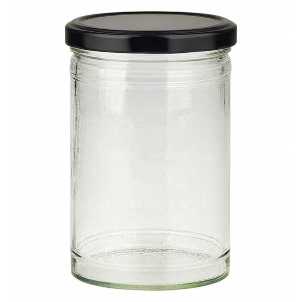 1053ml Sturzglas mit BasicSeal Deckel schwarz UNiTWIST