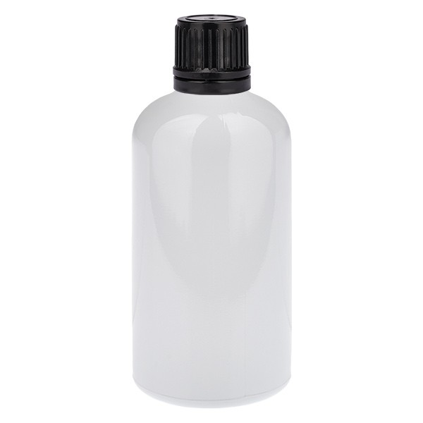 100ml (Glo.)Flasche.. 3mm GR s. STD WhiteL. UT18/100