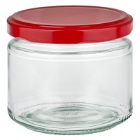 330ml Rundglas + BasicSeal Deckel rot UNiTWIST 330ml Rundglas + BasicSeal Deckel rot UNiTWIST