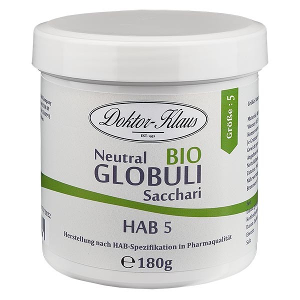 180g Bio Neutral Globuli HAB5 aus 100% reiner Sachharose