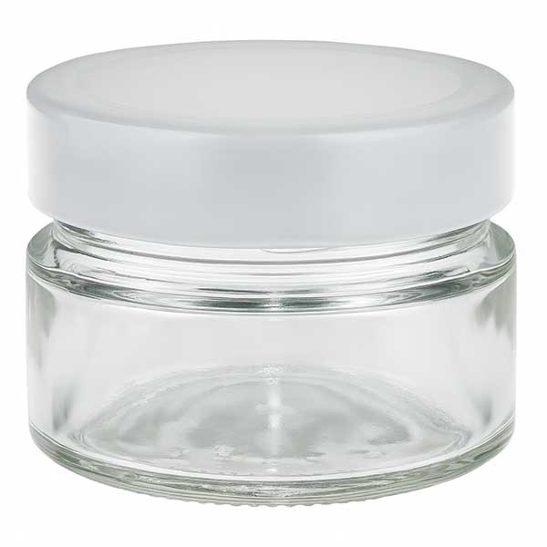 80ml Rundglas mit BasicSeal Deckel weiss deep UNiTWiST