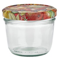 230ml Sturzglas + BasicSeal Deckel Obst-Dekor UNiTWiST 230ml Sturzglas + BasicSeal Deckel Obst-Dekor UNiTWiST