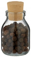 Gewürzglas Idee: Korkenglas Round 50ml klar inkl. Korken Gewürzglas Idee: Korkenglas Round 50ml klar inkl. Korken