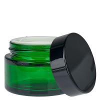 Glastiegel 30ml grün mit Einlegedeckel UNiTWIST Glastiegel 30ml grün mit Einlegedeckel UNiTWIST