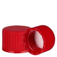 Schraubverschluss rot mit PE Einlage, S20x3 Schraubverschluss rot mit PE Einlage, S20x3
