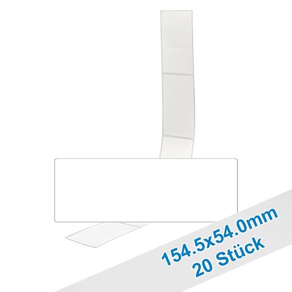 20er Pack Etiketten 54.0x154.5mm zum Beschriften