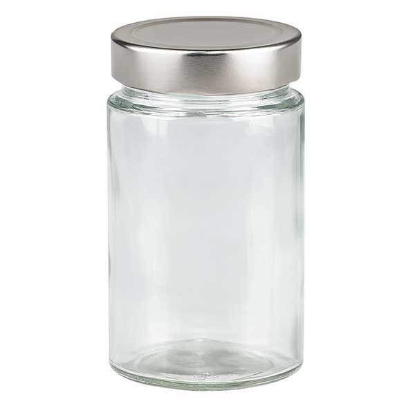 245ml Rundglas + BasicSeal Deckel silber deep UNiTWiST