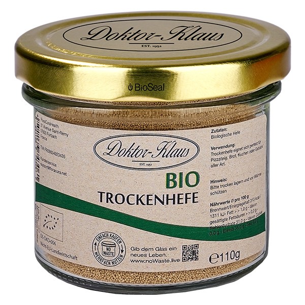 110g Bio Trockenhefe Doktor-Klaus noWaste