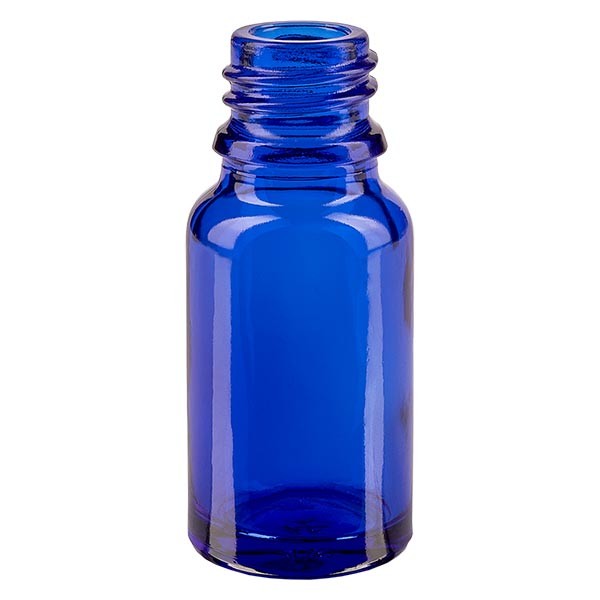 Tropfflasche 10ml ND 18 Blauglas Apothekenglas