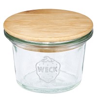 WECK-Mini-Sturzglas 35ml mit Holzdeckel WECK-Mini-Sturzglas 35ml mit Holzdeckel