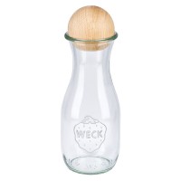 530ml Saftflasche WECK RR60 mit Holzkugel Buche 530ml Saftflasche WECK RR60 mit Holzkugel Buche
