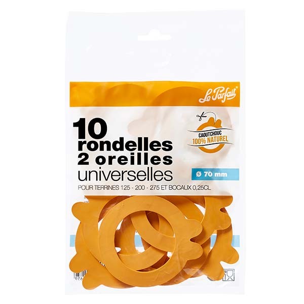 Bag 10 Standard Seal 70 mm Le Parfait® Super