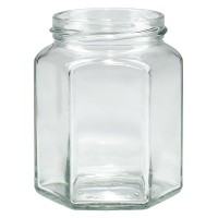 Twist-Off-Glas 288ml 6-Eckglas Twist-Off-Glas 288ml 6-Eckglas