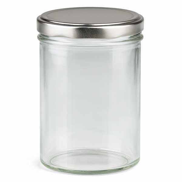 435ml Sturzglas mit BasicSeal Deckel silber UNiTWiST