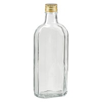 250 ml Meplat klar mit Alu Verschluss gold PP22 250 ml Meplat klar mit Alu Verschluss gold PP22