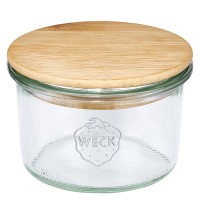 WECK-Sturzglas 200ml mit Holzdeckel WECK-Sturzglas 200ml mit Holzdeckel