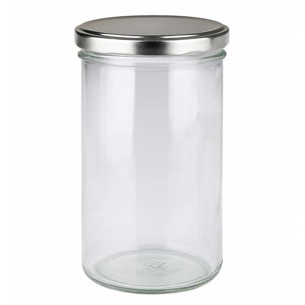 277ml Sturzglas mit BasicSeal Deckel silber UNiTWiST