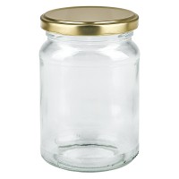 205ml Rundglas mit BasicSeal Deckel gold UNiTWIST 205ml Rundglas mit BasicSeal Deckel gold UNiTWIST