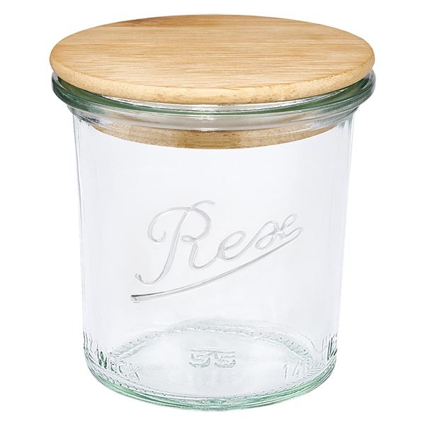 REX-Mini-Sturzglas 140ml mit Holzdeckel