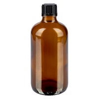 Apothekenfl. braun 100ml Schraubv. schwarz St Apothekenfl. braun 100ml Schraubv. schwarz St