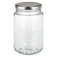 375ml Rundglas mit BasicSeal Deckel silber UNiTWiST 375ml Rundglas mit BasicSeal Deckel silber UNiTWiST