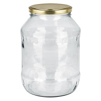 2650ml Rundglas mit BasicSeal Deckel gold UNiTWIST 2650ml Rundglas mit BasicSeal Deckel gold UNiTWIST