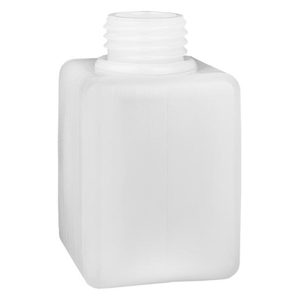 Chemikalienflasche 100ml, Enghals aus PE-HD, naturfarbig, GL 25