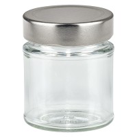 154ml Rundglas + BasicSeal Deckel silber deep UNiTWiST 154ml Rundglas + BasicSeal Deckel silber deep UNiTWiST