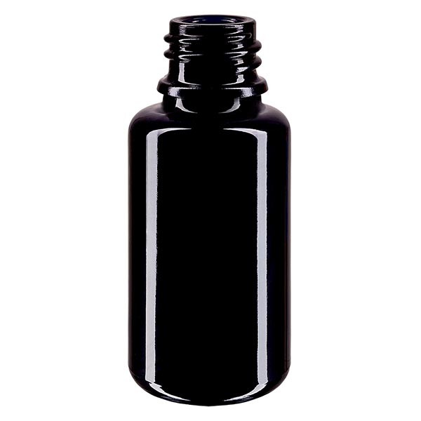 Violettglas Flasche 20ml DIN 18 (Mironglas)