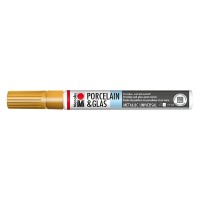Malstift Gold 1-2mm für Glas/Porzellan Malstift Gold 1-2mm für Glas/Porzellan