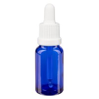 Pipettenflasche blau 10ml, Pipette weiss OV Pipettenflasche blau 10ml, Pipette weiss OV