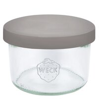 200ml Sturzglas WECK RR80 mit Silikondeckel grau 200ml Sturzglas WECK RR80 mit Silikondeckel grau
