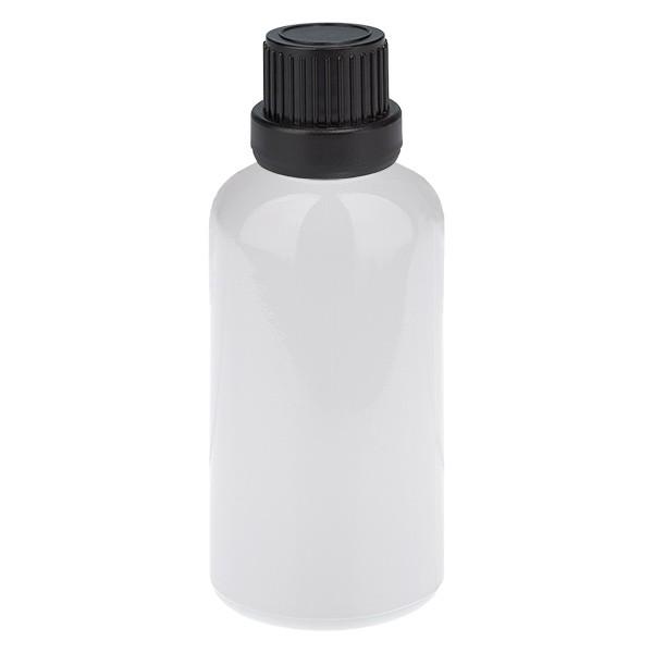 50ml Flasche 11mm SV schwarz OV WhiteLine UT18/50