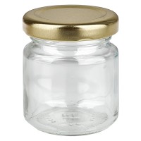 53ml Rundglas mit BasicSeal Deckel gold UNiTWIST 53ml Rundglas mit BasicSeal Deckel gold UNiTWIST