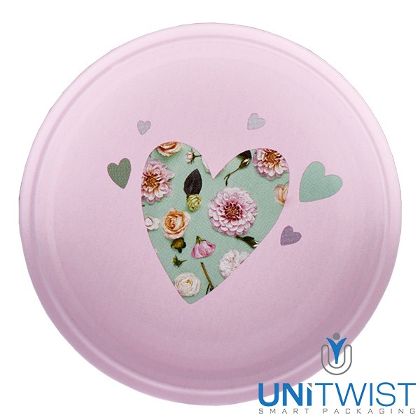 82mm BasicSeal Deckel Herz rosa matt (TO82) UNiTWIST®