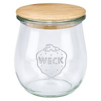 WECK-Mini-Tulpenglas 220ml mit Holzdeckel WECK-Mini-Tulpenglas 220ml mit Holzdeckel