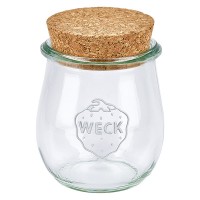 220ml Tulpenglas WECK RR60 mit Korken natur 220ml Tulpenglas WECK RR60 mit Korken natur