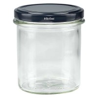 350ml Sturzglas mit BioSeal Deckel schwarz UNiTWIST 350ml Sturzglas mit BioSeal Deckel schwarz UNiTWIST