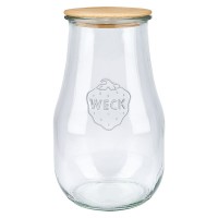 WECK-Tulpenglas 2700ml mit Holzdeckel WECK-Tulpenglas 2700ml mit Holzdeckel