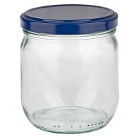 425ml Rundglas + BasicSeal Deckel blau UNiTWIST 425ml Rundglas + BasicSeal Deckel blau UNiTWIST