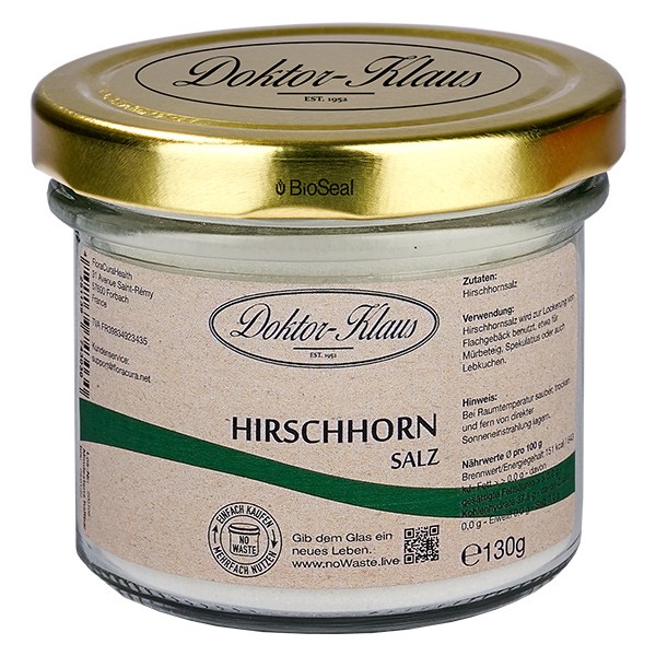 120g Hirschhornsalz Doktor-Klaus noWaste