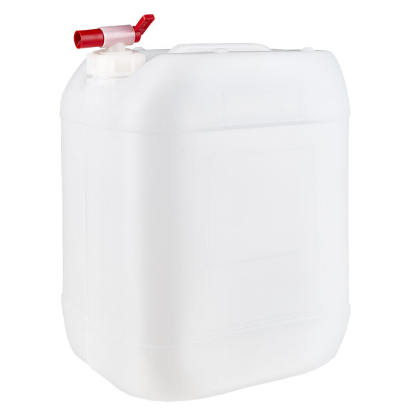 Kanister 20 Liter mit Auslaufhahn günstig kaufen im Kanister-Shop