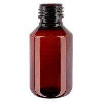 PET Medizinflasche 100ml braun PP28, o. Verschl. PET Medizinflasche 100ml braun PP28, o. Verschl.