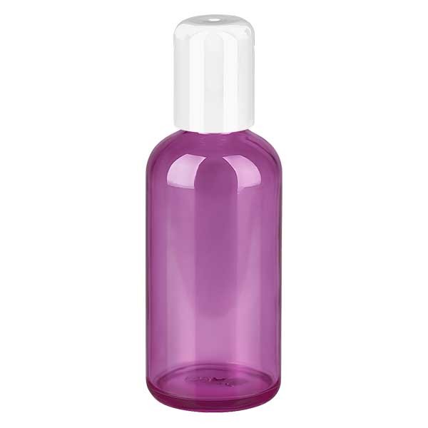 100ml Roll-On Flasche weiß mit Standardverschluss PurpleLine UT18/100