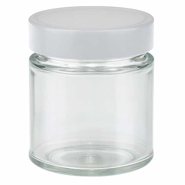 154ml Rundglas + BasicSeal Deckel weiss deep UNiTWiST