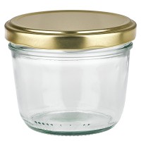 230ml Sturzglas mit BasicSeal Deckel gold UNiTWIST 230ml Sturzglas mit BasicSeal Deckel gold UNiTWIST