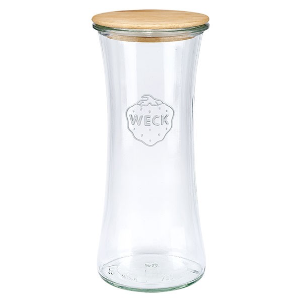 WECK-Delikatessenglas 700ml mit Holzdeckel