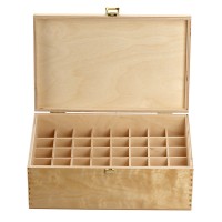 Vorschau: Bachblüten- / Globuli-Holzbox aus hellem Birkenholz für 40 x 20 ml Flaschen Vorschau: Bachblüten- / Globuli-Holzbox aus hellem Birkenholz für 40 x 20 ml Flaschen